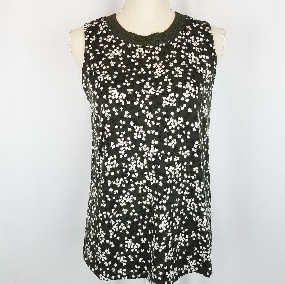 Banana Republic Sleeveless Floral Blouse